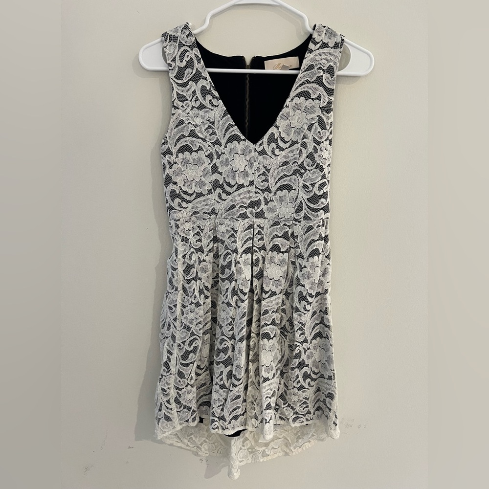 Black & White floral Forever21 dress